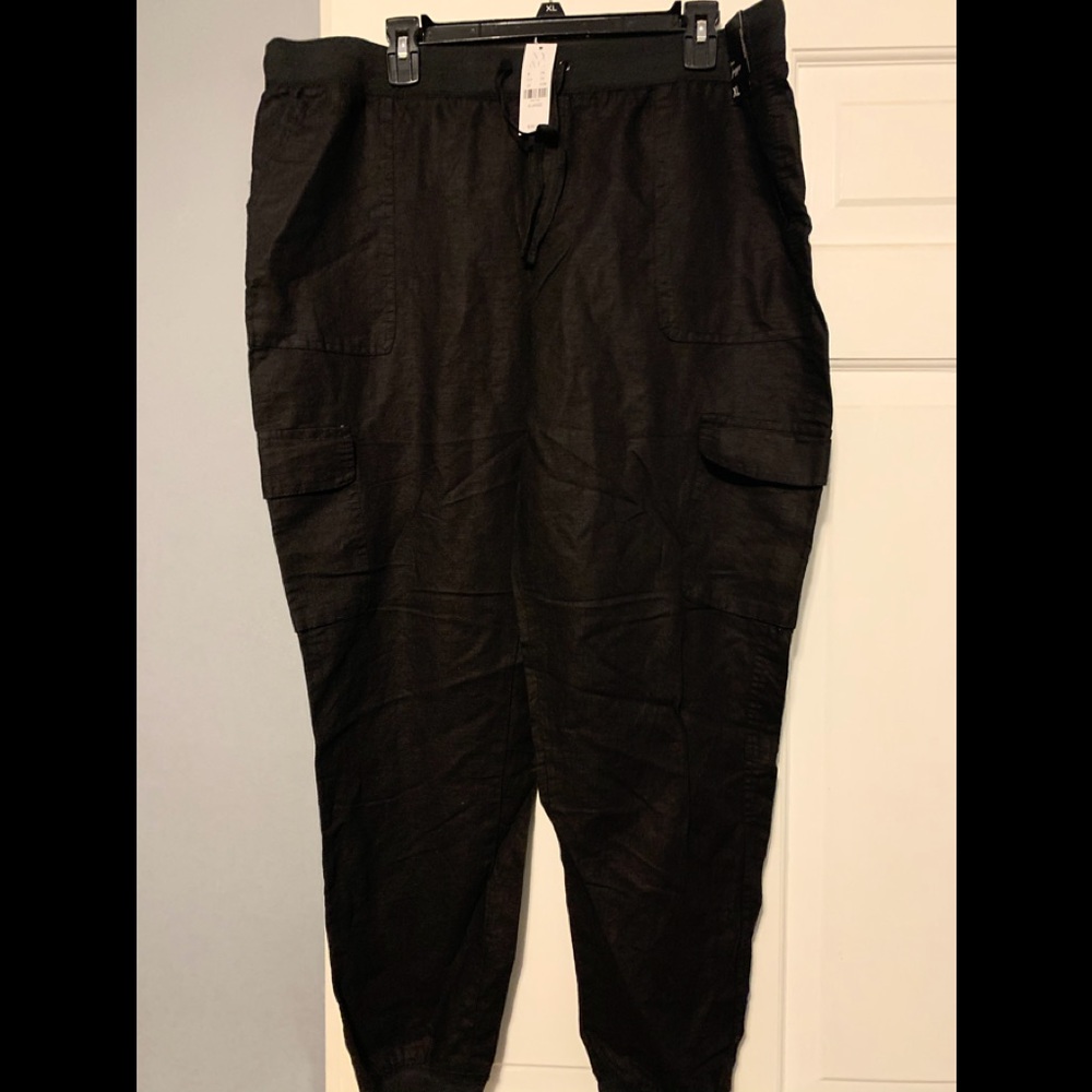 Black Linen pants